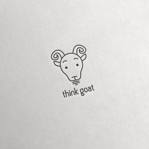 Combination logo with the title 'Think Goat'