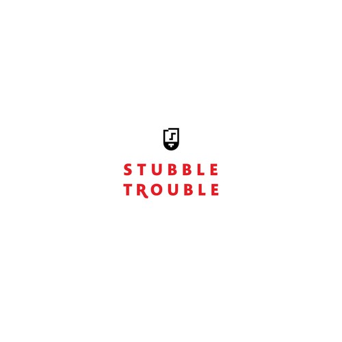Beard brand with the title 'Concept for Stubble Trouble, men's grooming products'