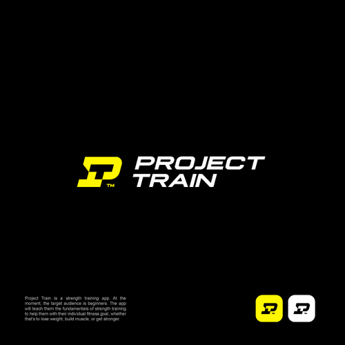 Athlete logo with the title 'PT Logo'