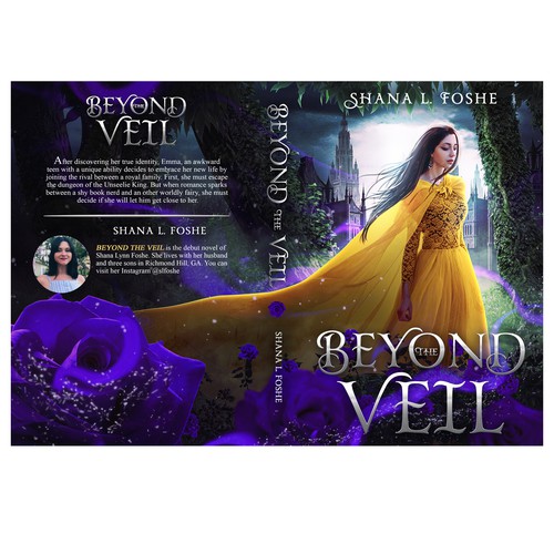 Princess design with the title 'Beyond the veil'