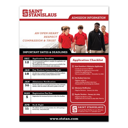 High school design with the title 'Flyer Design'