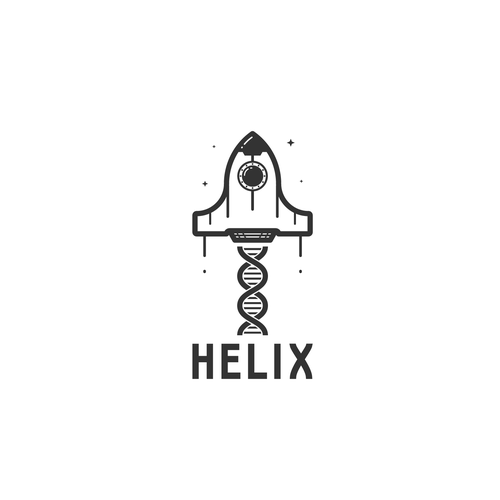 DNA design with the title 'Logo for technology company'