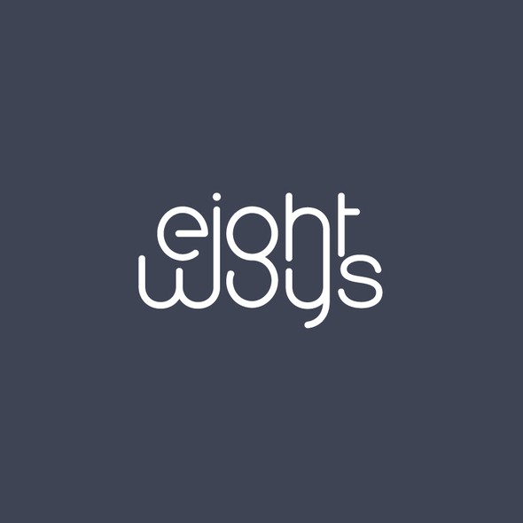 Eight logo with the title 'eight ways'