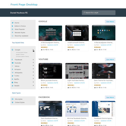 Theme website with the title 'Theme template website'