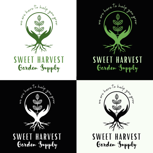 Supply logo with the title 'Logo concept for Sweet harvest garden supply'