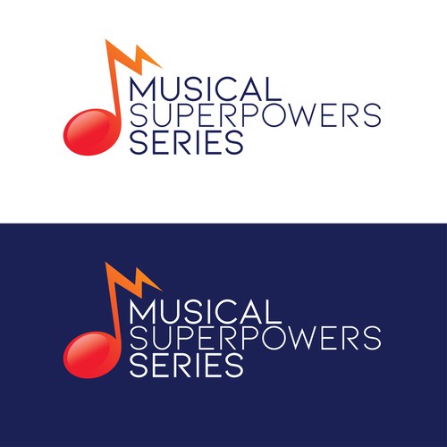 Treble clef logo with the title 'Musical Superpowers Series'