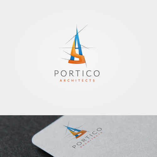 Management brand with the title 'Logo for Portico'
