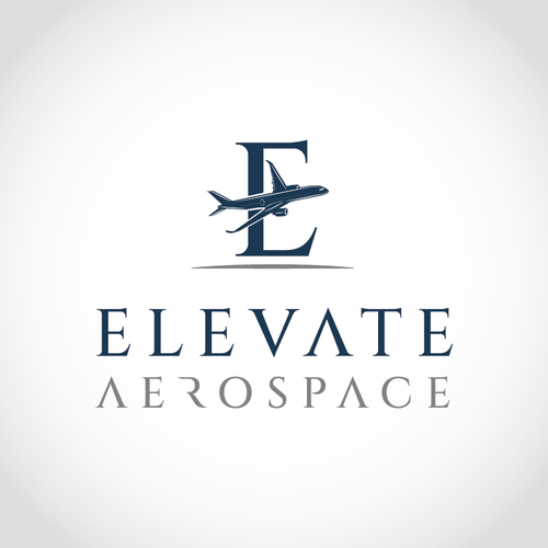 Design with the title 'Aero company logo'