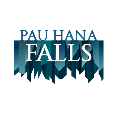 Welcoming logo with the title 'Abstract Design for Private Pool & Waterfall'