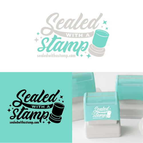 Mint logo with the title 'Stamp logo'