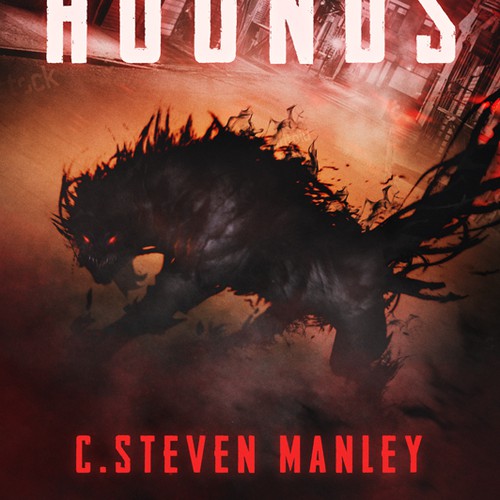 Horror book cover with the title 'Dark Urban Thriller'