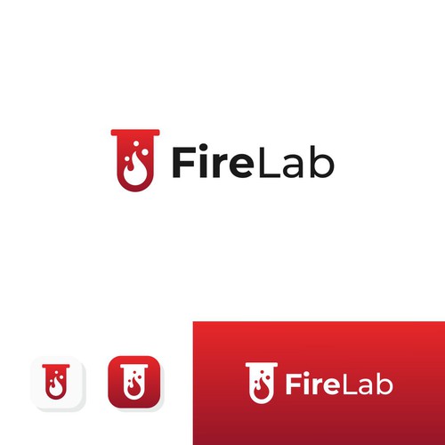 Inspection logo with the title 'Firelabs Logo Concept'