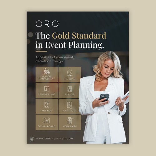 Magazine ad design with the title 'Creative Magazine Ad for A High Tech Platform'