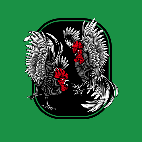 Rooster logo with the title 'Logo for AGfressive Polymer'