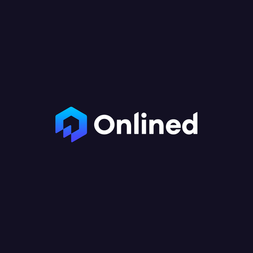 Gradient design with the title 'Onlined Logo'