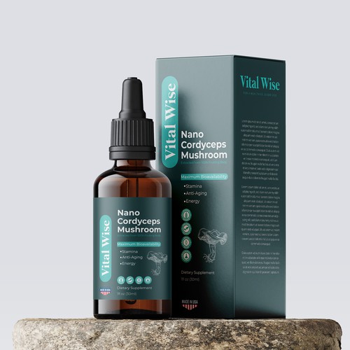 Box label with the title 'Label Design'