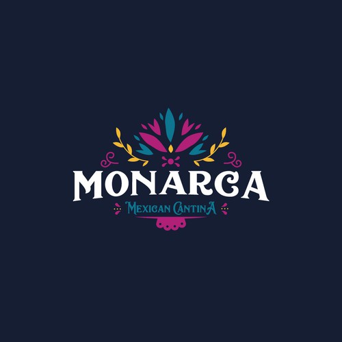 Mexican logo with the title 'Monarca'