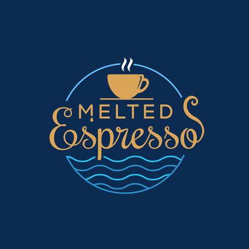 Coastal logo with the title 'Melted Espresso'