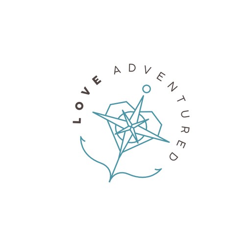 Anchor logo with the title 'Logo design for adventure wedding photographers'