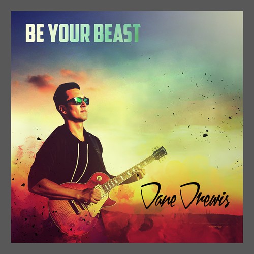 CD artwork with the title 'Band album art cover'