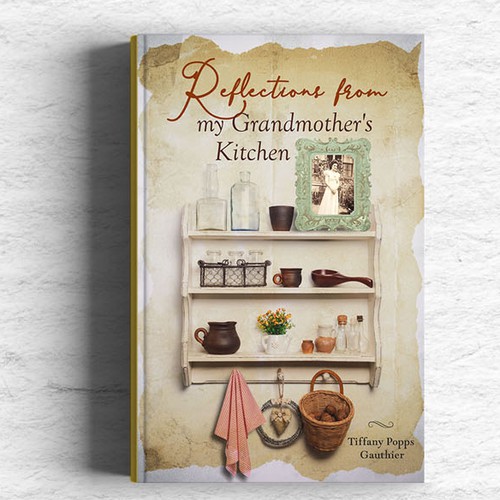 Vintage book cover with the title 'book cover vintage design'