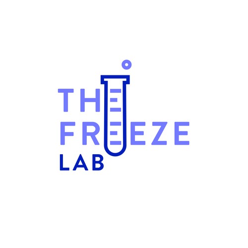 99 logo with the title 'The Freeze Lab logo design concept'