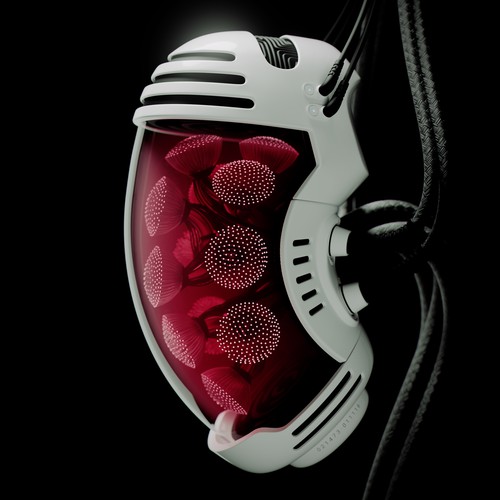 Technical design with the title '3d Mechanical Kidney'