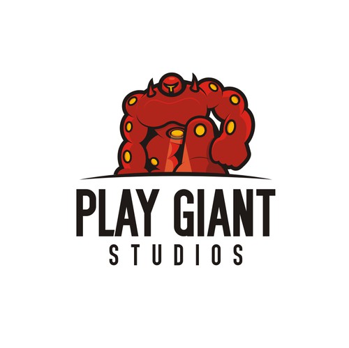 Giant logo with the title 'Design a creative logo for a video game studio'