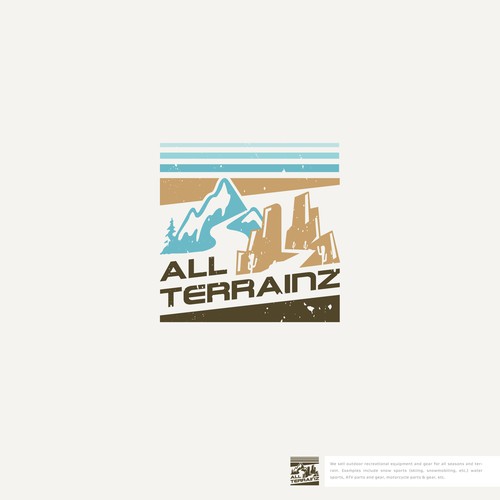 Outdoor brand with the title 'All Terrainz Logo'