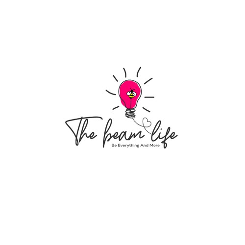 Motivational logo with the title 'The Beam Life'