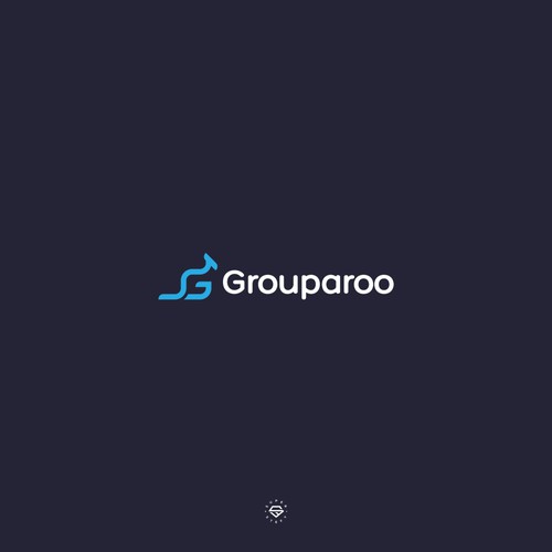 Letter g fonts logo with the title 'GROUPAROO LOGO'