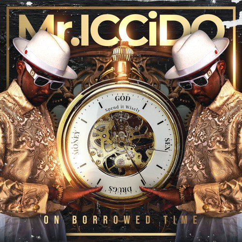 Hip hop design with the title 'Album Cover Design'