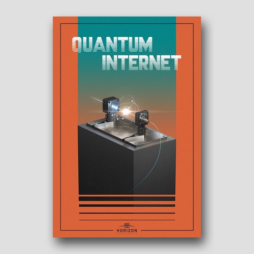Quantum design with the title 'Quantum internet'