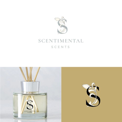 Luxurious logo design for fashion boutiques, perfume brands and