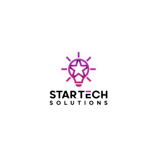 Solution logo with the title 'Star Tech Solutions'