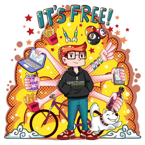 Internet artwork with the title 'Illustration'