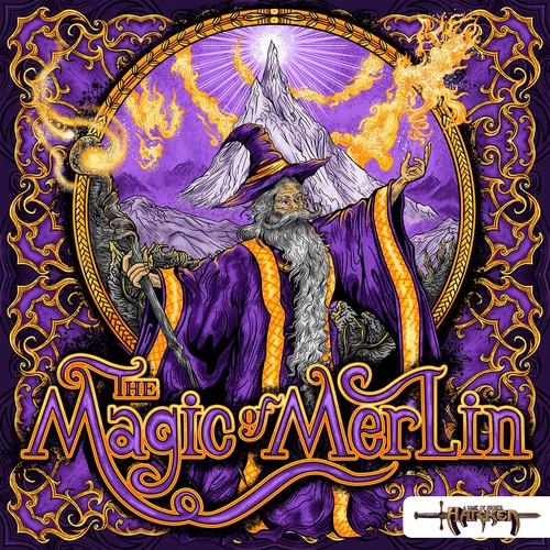 Event artwork with the title 'The Magic of Merlin Illustration'