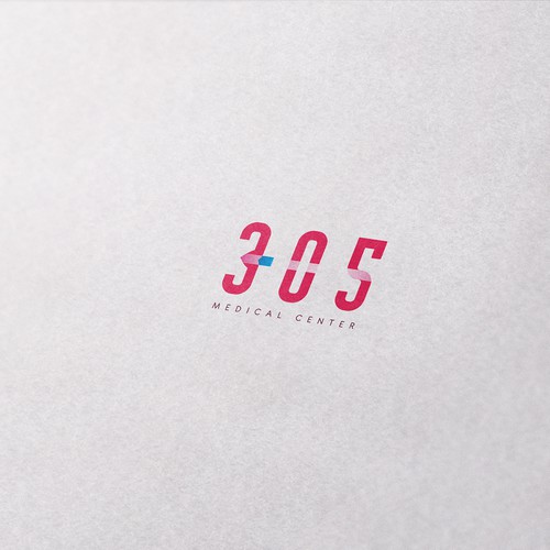 Two-tone design with the title 'Concept for a medical center.'