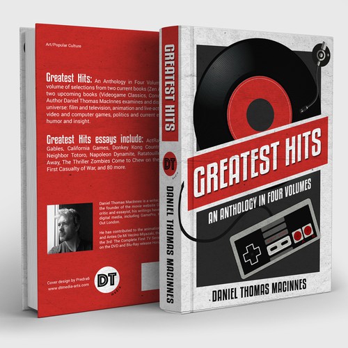 Musician design with the title 'Greatest Hits'