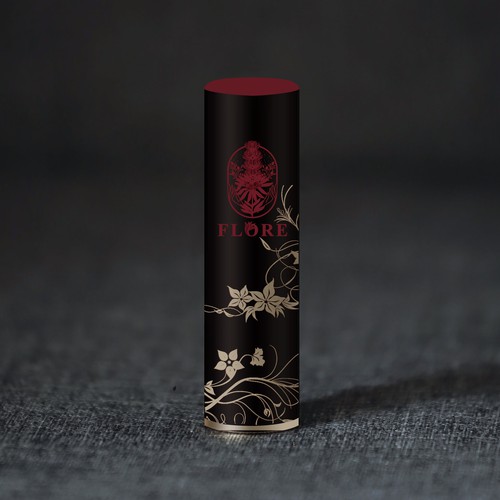 Lipstick design with the title 'Unique design for lipstick tube with a french style'