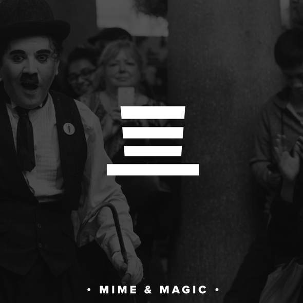 Magician logo with the title 'Mime and Magic'