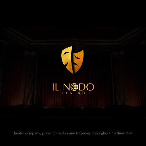 Comedy logo with the title 'IL NODO Teatro Logo'