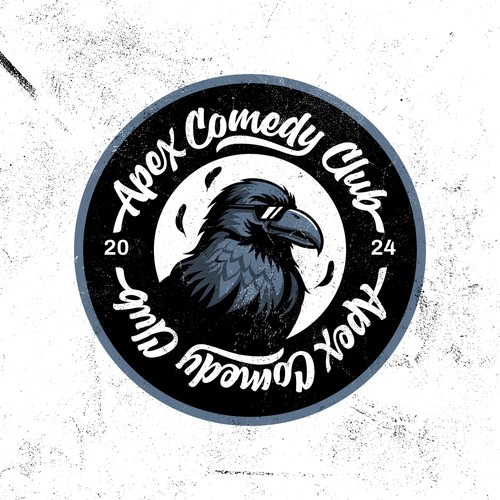 Crow design with the title 'Raven Logo'