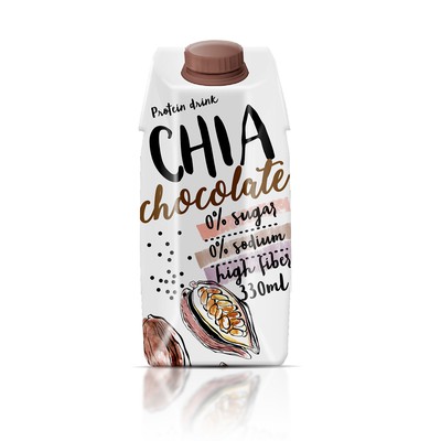 t Design for the revolutionary chia healthy massive drink