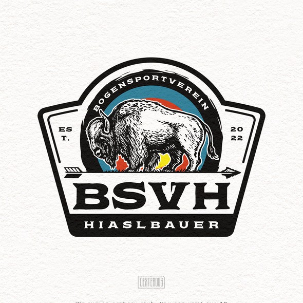 Buffalo design with the title 'BSVH Logo'