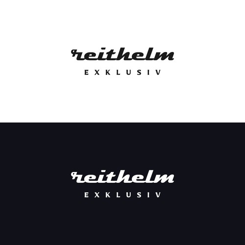 Fancy logo with the title 'Luxury Wordmark Logo for Reithelm '