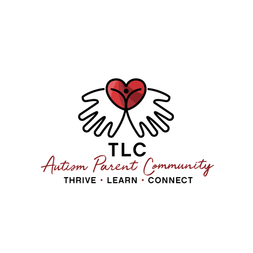 Parent logo with the title 'logo for the non-profit TLC Autism Parent Community'