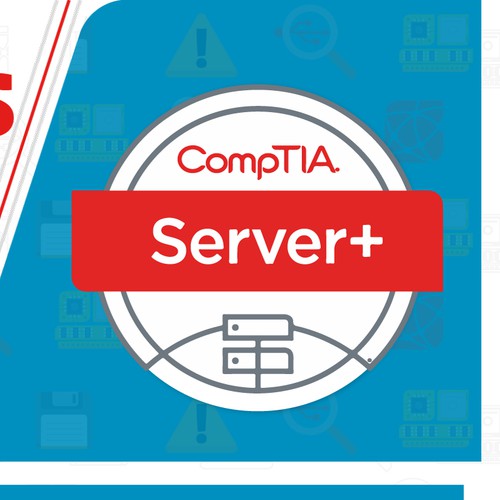 Server design with the title 'Infographic for an Technology Education platform'