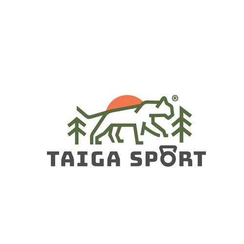 Jungle logo with the title 'Taiga Sport '