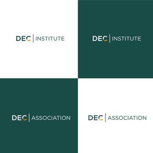 C brand with the title 'In contest Logo design DEC Institute'